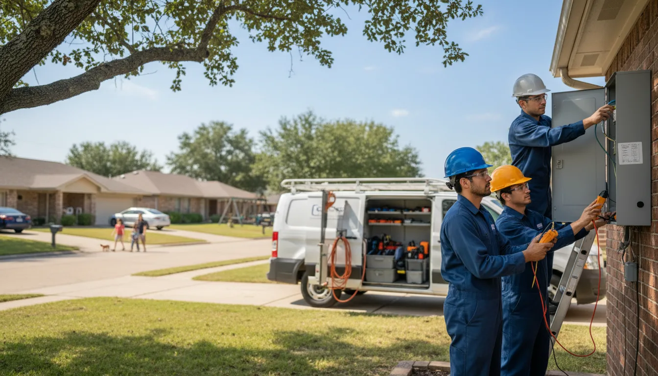 Certified electrician providing emergency electrical services in Headland, AL